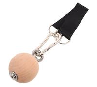 Gogogmee Empuñaduras de Madera para Dominadas, Balones de Agarre Manual Portátiles y Entrenador de Fuerza Elástico para Ejercicio de Manos, Fortalecedor de Agarre y Antebrazo, Equipo