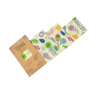 Gogogmee Envolturas De Alimentos De Cera De Abeja 3 Piezas Tamaño Mediano Algodón Orgánico Reutilizables para Conservación Ecológica Hogar y Cocina