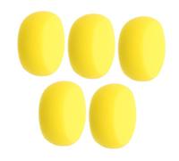 Gogogmee Esponja de Baño para Animales de Compañía Color Amarillo de Alta Densidad con Fuerte Poder de Espuma y Limpieza Efectiva para Baño de Caninos y Crías