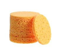 Gogogmee Esponjas Faciales Comprimidas Naturales de Celulosa 8 CM Ovaladas Paquete de 10 Unidades Color Aleatorio Almohadillas Exfoliantes Reutilizables para Limpieza E Color Aleatorio