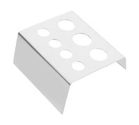 Gogogmee Estante De Color Inoxidable Pararse Estante De La Manija De La Tinta Del Soporte Para Con Múltiples Orificios Portavasos De Tinta Plata