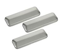 Gogogmee Estuche De Hojalata para Lápices y Bolígrafos, 3 Unidades, Organizador Portátil Rectangular, Tamaño 160x54x20mm, Color Metálico, Multifuncional para Estudiantes y Uso Escolar Diario