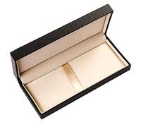 Gogogmee Estuche para Pluma Estilográfica Estuche para Pluma de PU Estuche para Pluma Diseño de Metal Estuche para Exhibición de Una Sola Pluma Resistente a Los Arañazos en Color