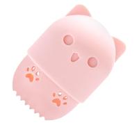 Gogogmee Estuche Portátil para Esponjas de Maquillaje Pequeño Soporte de Silicona Transpirable con Protección Antipolvo para Guardar y Organizar Puff de Belleza Viajes y Hogar
