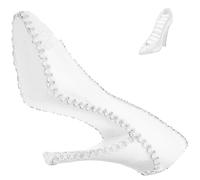 Gogogmee Expositor para Joyas de Tacón Alto de Resina, Organizador de Joyería Compacto para Anillos y Pendientes, Soporte Decorativo para Joyas en Casa y Tiendas, Diseño Funcional