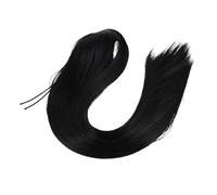 Gogogmee Extensión de Coleta Sintética Negra Clip de Garra Antideslizante Pelo Liso Postizo Cómodo para Mujer Transformación Rápida y Versátil