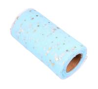 Gogogmee Falda para Mesa de con Lentejuelas Azul Decoración Elegante para Bodas y Fiestas Ligera y Duradera