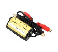 Gogogmee Filtro de Ruido Aislador de Bucle Tierra para Sistema de Audio Coche y Estéreo Doméstico Supresor de Retroalimentación Mejora Sonido Instalación Sencilla Compatible con RCA