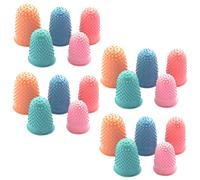 Gogogmee Fundas Protectoras De Dedos De Silicona Antideslizantes 20 Piezas Multicolor (rojo, Verde, Naranja, Azul, Rosa) Para Protección Manual, Trabajo Artesanal y Oficina