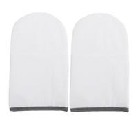 Gogogmee Guante de Cera de Parafina de Felpa para Manicura en Salón, Ligero Protección Ambiental, Tejido de Tela de Rizo, para Cuidado y Conservación del Calor Color Aleatorio