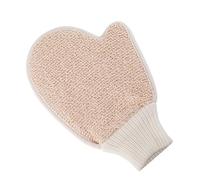 Gogogmee Guante Exfoliante Espalda y Cuerpo 2 Piezas de Lino y Tela para Baño y Spa Guante de Masaje Corporal para Eliminar Piel Muerta y Limpiar Impurezas
