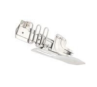 Gogogmee Herramienta de Encuadernación para Máquina de Coser Inoxidable Accesorio de Borde Doble Plegado Práctico y Duradero para Acabado Limpio Costura y Manualidades