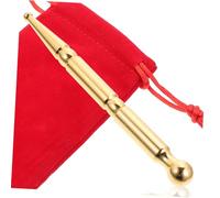 Gogogmee Herramienta de Masaje con Doble Cabezal Masajeador de Puntos Gatillo para Profundo Alivia Muscular y Cefalea Compacto y Portátil para Cuerpo y Rostro