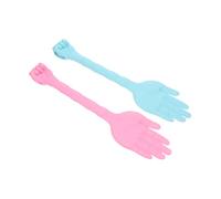 Gogogmee Herramienta de Masaje de Mano Tablero Gua Sha Portátil para Palmaditas en La Palma Juego de 2 Piezas en Rosa Y Azul Palo de Masaje Multifunción para Golpear La Espalda