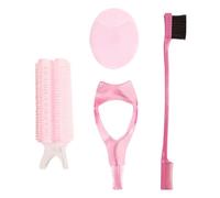 Gogogmee Herramientas de Belleza Set de Brochas Maquillaje Aplicador de Cejas Brocha Portátil para Viaje de Doble Punta sin Calor
