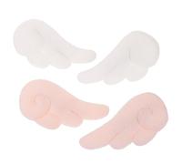 Gogogmee Horquillas Alas de Ángel de Felpa, 2 Pares, Accesorios para Cabello en Rosa para Festivales y Cosplay Femenino