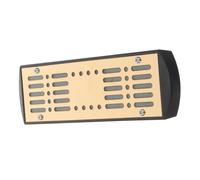 Gogogmee Humidificador de Humedad para Caja de Cigarros Metálica Dorada para Humidor Control de Humedad Fácil Uso para Frescura y Sabor Versátil para Varios y Usos