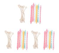 Gogogmee Juego de 18 Varillas para Permanente con Ondas Frías - 3.54" sin Calor para Cabello Natural Largo Y Corto de Mujer - Rulos de Plástico para Rizar Y Peinar Tú Misma