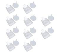Gogogmee Juego De Contenedores De Viaje Para Cosméticos Bolsas De Emulsión Portátiles De 30 Ml Bolsas A Prueba De Fugas Para Artículos De Tocador 10 Embudos