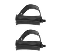 Gogogmee Juego de Pedales de Bicicleta Estática de Interior con Correas, Repuestos 1/2'', Accesorios para Fitness y Ciclismo en Casa, Compatible con Bicicletas Reclinadas y Estáticas, Kit