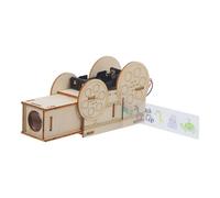 Gogogmee Juego de Proyector de Madera DIY para Kit Educativo de Ciencias para Montar Herramienta de Bricolaje Científica para Actividades Familiares Juguete Stem de Aprendizaje