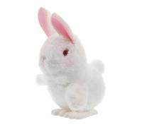 Gogogmee Juguete de Peluche Conejo con Mecanismo de Cuerda Saltarín y Suave para Regalo Seguro de Pascua y Navidad Coordinación y Motricidad