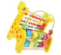 Gogogmee Juguete Educativo de Madera para Cuentas de Colores Herramienta de Cálculo y Desarrollo Cognitivo para Bebés y Primeros