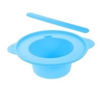 Gogogmee Kit De Bol Mezclador De Mascarillas Faciales De Silicona 500 Ml Grande Varillas Agitadoras Para Mezcla Homogénea, Uso Profesional y Doméstico, Color Azul