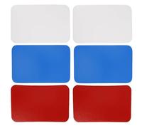 Gogogmee Kit Reparación Kayak 6 Parches PVC Impermeables para Botes Inflables, Canoas y Colchones de Aire, Parches Flexibles para Reparación de Costuras en Deportes Acuáticos, (, y)