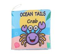 Gogogmee Libro de Tela para Bebés Papel Crujiente Libro de Actividades Educativo Ligero y Portátil Colores Vibrantes para Estimular el Lenguaje Imaginación Adecuado Desarrollo Temprano