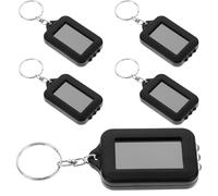 Gogogmee Linterna de Llavero LED Pequeña Carga Solar 5 Piezas Linternas Portátiles para Camping y Emergencias Recargable Compacta para Exteriores