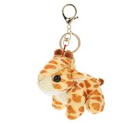 Gogogmee Llaveros de Peluche con Colgante Jirafa Adorable Llavero Suave y Portátil para Bolso o Mochila Regalo Creativo para Adultos Cumpleaños y Festividades