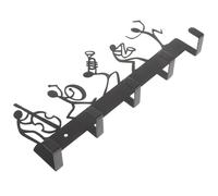 Gogogmee Llaveros Perchero de Pared Elegante y Creativo con 5 Ganchos de Hierro para Llaves en Forma de Símbolo Musical para Entrada y Decoración del Hogar