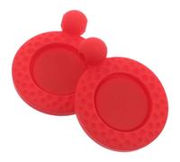 Gogogmee Marcador de Golf Clip de Silicona Rojo, 2 Piezas, Accesorio para Bolsas y Gorras, Resistente a Todo Clima, para Marcar Posición de Pelota en Putting Green