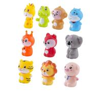 Gogogmee Marionetas de Dedo de Vinilo de Animales para Niños, 2 Juegos, Flexibles y Creativas, Juguetes Interactivos para Padres E Hijos, Juego Educativo y Cuentos, Adecuado para Fiestas