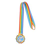 Gogogmee Medalla de Natación para Niña Premio de Primer Lugar con Cinta Medalla Deportiva de Metal Duradero para Competencias Infantiles Recuerdo Conmemorativo Trofeo Infantil para Natación