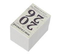 Gogogmee Mini Calendario Diario Desprendible 2026, Cuaderno Pequeño Planificador de Horario Diario en Papel Grueso Color Mañana Brumosa, Organizador Funcional para Oficina y Álbumes de