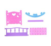 Gogogmee Mini Cama Columpio para Dormir, Juguete Intelectual Creativo de Muebles de Casa de Muñecas en Colores Brillantes, Juguete Educativo de Simulación para Juego Color Color Aleatorio