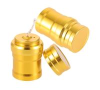 Gogogmee Mini Quemador de Alcohol Portátil 2 Piezas Calentador de Alcohol de Aleación de Aluminio para Camping Herramienta de Calefacción para Senderismo para Exteriores