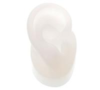 Gogogmee Modelo de Oreja de Silicona Simulada para Perforación Práctica y Exhibición Modelo Humano Portátil Duradero y Reutilizable para Estudiantes y Profesionales
