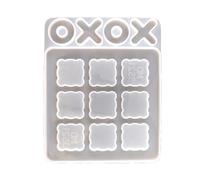 Gogogmee Molde de Silicona Epoxi para Manualidades DIY Molde para Dedos del Pie y Juego de Ajedrez Cruz y Círculo Antiadherente y Duradero Apto para Resina y Artesanía Creativa