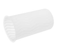 Gogogmee Molde de Silicona para Velas DIY en Forma de Cilindro Textura Vertical Tamaño Mediano Molde para Hacer Velas Perfumadas Artesanía y Manualidades y Flexible