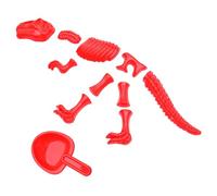 Gogogmee Moldes de Arena para Diseño de Dinosaurios de Plástico Duradero Juguetes Creativos para Playa y Manualidades Molde para Infantiles al Aire