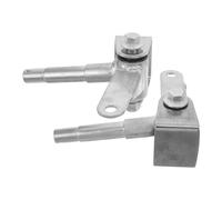 Gogogmee Muñón de Dirección Delantero para Kart y Quad 17mm, Eje Metálico Resistente al Desgaste, Brida de Tres Pernos Compatible, Repuesto para Suspensión y Chasis de Vehículos