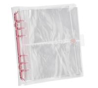 Gogogmee Organizador de Pegatinas para Uñas Álbum de Colección Libro Rosa de 5 Pulgadas 100 Piezas Expositor de Pegatinas Resistente Y Portátil