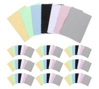 Gogogmee Paños Limpiadores de Plata para Joyería de Gamuza Suave 6X8Cm Toallitas de Doble Cara para Pulir Collares Anillos y Relojes Paquete de 50 Unidades para Cuidado y Limpieza en