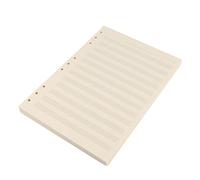 Gogogmee Papel De Música y Papel De 2 Mm 12 Líneas Reemplazo De Cuaderno Funcional Tinta No Traspasa Uso Escolar Para Músicos y Estudiantes
