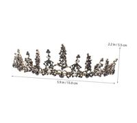 Gogogmee para Novia Tocado de Boda Elegante Diadema Princesa Vintage Accesorio de Pelo para Bodas y Fiestas