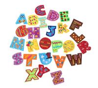 Gogogmee Parches Bordados Alfabeto 26 Letras Multicolor Accesorios de Tela Termoadhesivos para Ropa Apliques Bordados para Decoración y Reparación en Manualidades y Costura