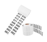 Gogogmee Pegatinas Numeradas Adhesivas para Inventario 40x20 Mm, 1000 Unidades en 2 Rollos, Etiquetas Autoadhesivas para Gestión y Seguimiento en Almacenes y Logística